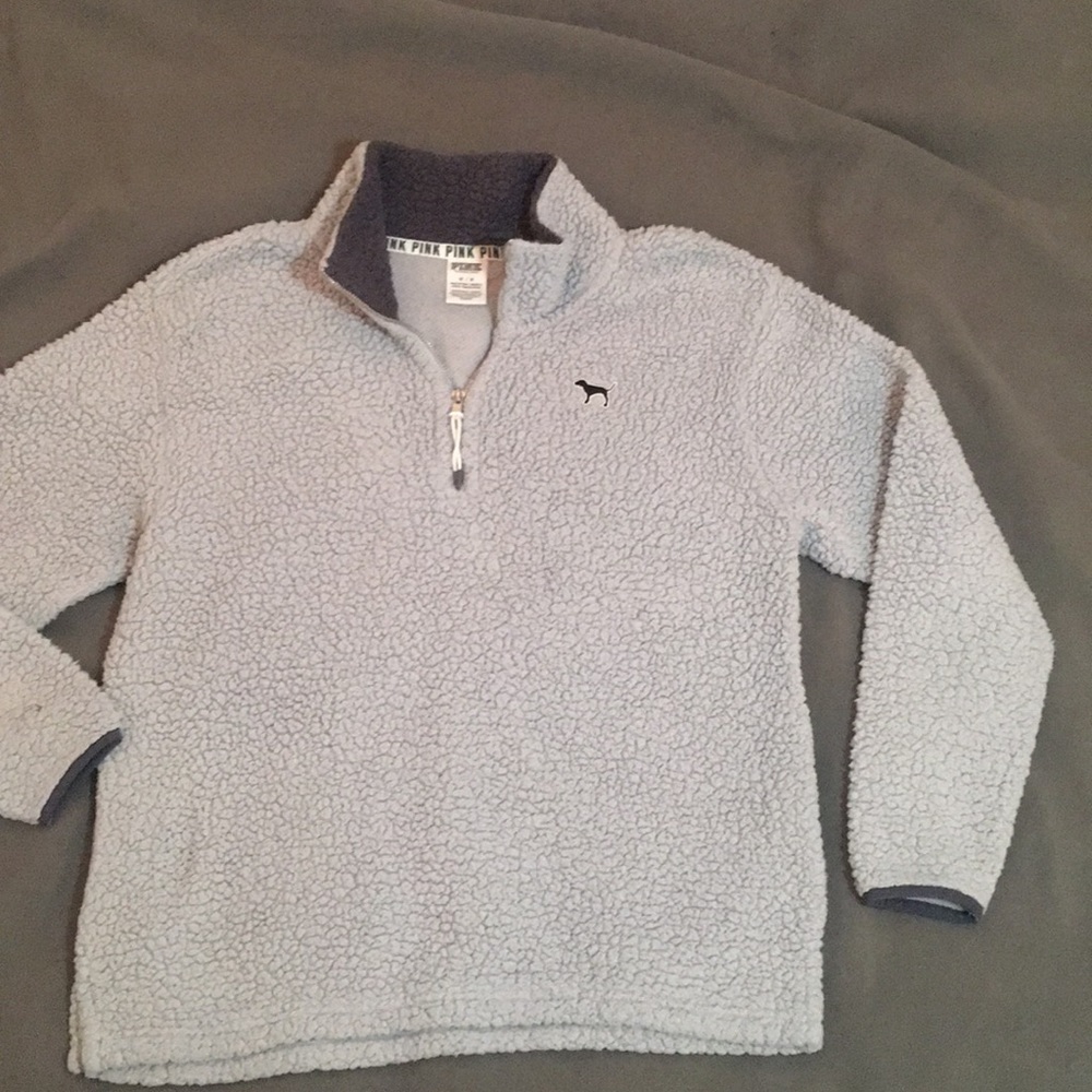 Fluffy half zip from PINK